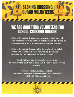 Seeking Crossing Guard